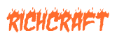 Rendering "RICHCRAFT" using Charred BBQ