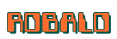 Rendering "ROBALO" using Computer Font