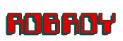 Rendering "ROBROY" using Computer Font