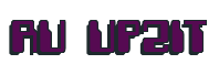 Rendering "RU UP2IT" using Computer Font