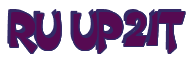 Rendering "RU UP2IT" using Crane