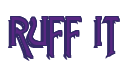 Rendering "RUFF IT" using Agatha