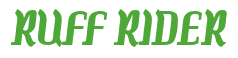 Rendering "RUFF RIDER" using Color Bar