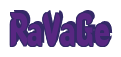 Rendering "RaVaGe" using Callimarker