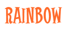 Rendering "Rainbow" using Cooper Latin