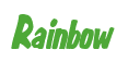 Rendering "Rainbow" using Big Nib