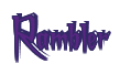 Rendering "Rambler" using Charming