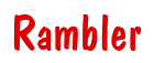 Rendering "Rambler" using Dom Casual