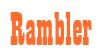 Rendering "Rambler" using Bill Board