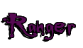 Rendering "Ranger" using Buffied