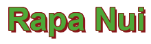 Rendering "Rapa Nui" using Arial Bold