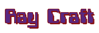 Rendering "Ray Craft" using Computer Font