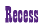 Rendering "Recess" using Bill Board