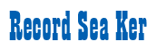 Rendering "Record Sea Ker" using Bill Board