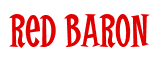 Rendering "Red Baron" using Cooper Latin