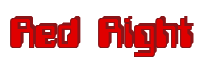 Rendering "Red Right" using Computer Font