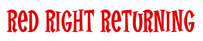 Rendering "Red Right Returning" using Cooper Latin
