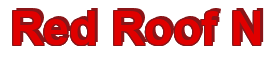 Rendering "Red Roof N" using Arial Bold