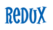 Rendering "Redux" using Cooper Latin