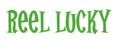 Rendering "Reel Lucky" using Cooper Latin