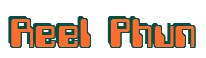 Rendering "Reel Phun" using Computer Font