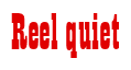 Rendering "Reel quiet" using Bill Board