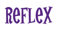 Rendering "Reflex" using Cooper Latin