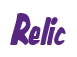 Rendering "Relic" using Big Nib