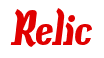 Rendering "Relic" using Color Bar
