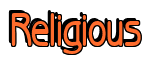 Rendering "Religious" using Beagle