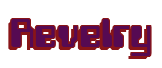 Rendering "Revelry" using Computer Font