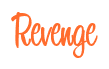 Rendering "Revenge" using Bean Sprout