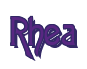 Rendering "Rhea" using Agatha