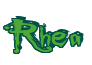 Rendering "Rhea" using Buffied