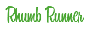 Rendering "Rhumb Runner" using Bean Sprout