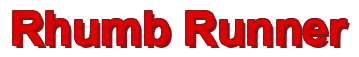 Rendering "Rhumb Runner" using Arial Bold