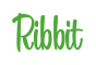 Rendering "Ribbit" using Bean Sprout