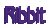 Rendering "Ribbit" using Beagle
