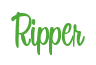 Rendering "Ripper" using Bean Sprout