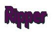 Rendering "Ripper" using Callimarker