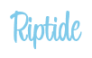 Rendering "Riptide" using Bean Sprout