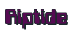 Rendering "Riptide" using Computer Font