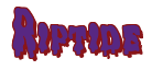 Rendering "Riptide" using Drippy Goo