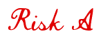 Rendering "Risk A" using Commercial Script