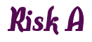 Rendering "Risk A" using Color Bar
