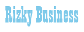 Rendering "Rizky Business" using Bill Board