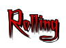 Rendering "Rolling" using Charming