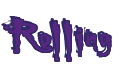 Rendering "Rolling" using Buffied