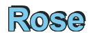 Rendering "Rose" using Arial Bold