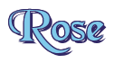 Rendering "Rose" using Black Chancery